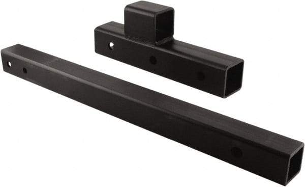 Erickson Manufacturing - Steel Tailgate Extender High Mount Adapter - 2" Wide x 24" Long, Black, For Use with The Big Bed Sr. & The Big Bed Jr. - Industrial Tool & Supply