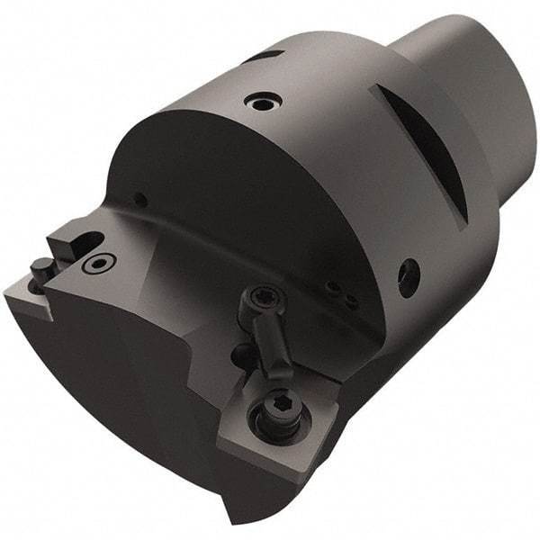 Seco - Left Hand\xB6Right Hand Cut, Size C8, CN..1606.. & SN..1506.. Insert Compatiblity, Internal Modular Turning & Profiling Cutting Unit Head - 45mm Ctr to Cutting Edge, 85mm Head Length, Through Coolant, Series MTM - Industrial Tool & Supply