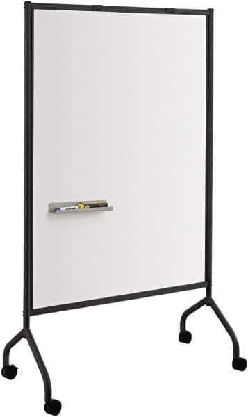Safco - 72" High x 42" Wide Magnetic Wet/Dry Erase - Steel, 21-1/2" Deep, Includes Magnetic Accessory Tray, Dry Erase Markers, Eraser & Easel Pad Hooks - Industrial Tool & Supply