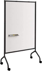 Safco - 72" High x 42" Wide Magnetic Wet/Dry Erase - Steel, 21-1/2" Deep, Includes Magnetic Accessory Tray, Dry Erase Markers, Eraser & Easel Pad Hooks - Industrial Tool & Supply