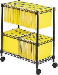 Safco - 33-1/4" Wide x 17" Long x 27" High Tote Cart - 1 Shelf, Steel - Industrial Tool & Supply