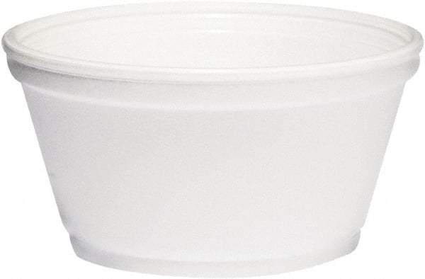 DART - Foam Container, 8 oz, 1000/Carton - White - Industrial Tool & Supply