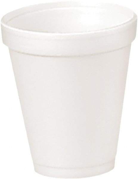 DART - Foam Drink Cups, 4 oz, 25/Bag, 40 Bags/Carton - White - Industrial Tool & Supply