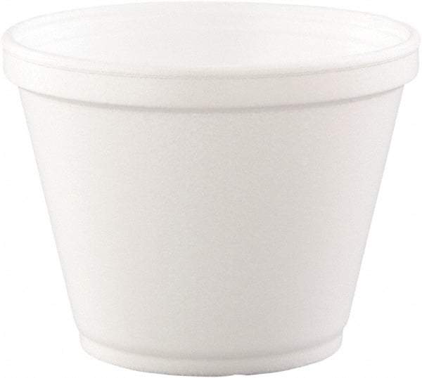 DART - Food Containers, Foam, 12 oz, 25/Bag, 20 Bags/Carton - White - Industrial Tool & Supply