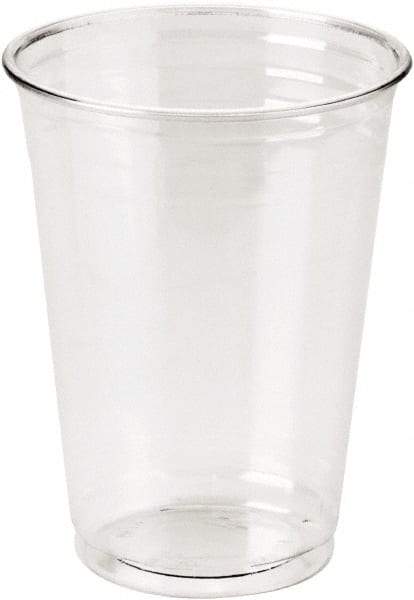 Dixie - Clear Plastic PETE Cups, Cold, 10 oz, WiseSize, 25/Pack, 20 Packs/Carton - Clear - Industrial Tool & Supply