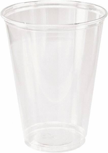 Solo - Ultra Clear Cups, Tall, 10 oz, PET, 50/Bag, 1000/Carton - Clear - Industrial Tool & Supply