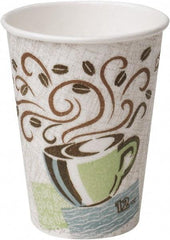Dixie - Hot Cups, Paper, 12 oz, 50/Pack - Coffee Dreams Design - Industrial Tool & Supply