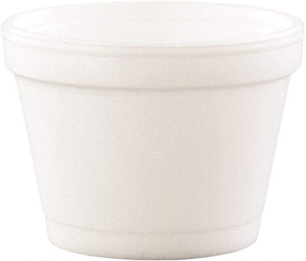 DART - Bowl Containers, Foam, 4 oz, 1000/Carton - White - Industrial Tool & Supply