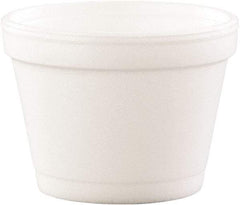 DART - Bowl Containers, Foam, 4 oz, 1000/Carton - White - Industrial Tool & Supply