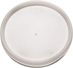 DART - Plastic Lids, for 8, 12, 16 oz Hot/Cold Foam Cups, Vented, 1000/Carton - Translucent - Industrial Tool & Supply