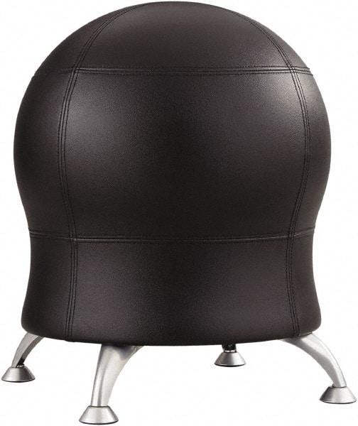 Safco - Black Vinyl Ball Chair - 18-3/4" Wide x 23" High - Industrial Tool & Supply