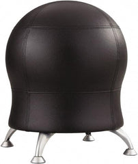 Safco - Black Vinyl Ball Chair - 18-3/4" Wide x 23" High - Industrial Tool & Supply