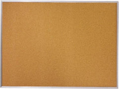 Mead - 36" Wide x 24" High Open Cork Bulletin Board - Natural (Color) - Industrial Tool & Supply