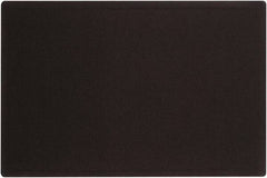 Quartet - 48" Wide x 36" High Cork Bulletin Board - Fabric, Black - Industrial Tool & Supply