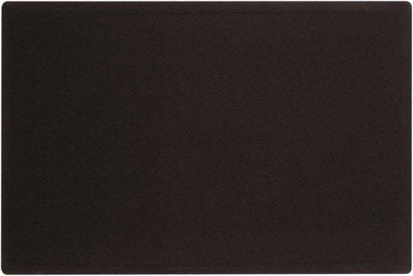 Quartet - 36" Wide x 24" High Cork Bulletin Board - Fabric, Black - Industrial Tool & Supply
