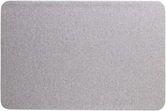 Quartet - 36" Wide x 24" High Cork Bulletin Board - Fabric, Gray - Industrial Tool & Supply