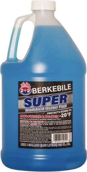 Berkebile - Methanol Windshield Washer Fluid - 1 Gal Jug with Handle - Industrial Tool & Supply