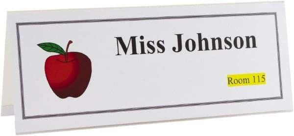 C-LINE - 25 Tent Card Holder - 11 x 4-1/4" - Industrial Tool & Supply