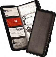 Samsill - 160 Business Card Book - 2 x 3-1/2" - Industrial Tool & Supply