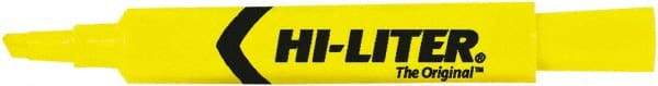 HiLiter - Yellow Highlighter - Chisel Tip, AP Nontoxic Ink - Industrial Tool & Supply