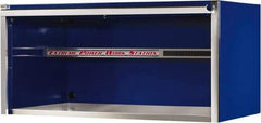 EXTREME TOOLS - Tool Storage Workstation - 55" Wide x 30" Deep x 26-3/8" High, 11 Gauge Steel, Blue - Industrial Tool & Supply