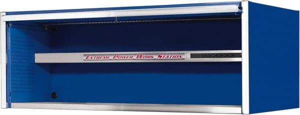 EXTREME TOOLS - Tool Storage Workstation - 72" Wide x 30" Deep x 26-3/8" High, 11 Gauge Steel, Blue - Industrial Tool & Supply