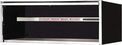 EXTREME TOOLS - Tool Storage Workstation - 72" Wide x 30" Deep x 26-3/8" High, 11 Gauge Steel, Black - Industrial Tool & Supply