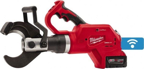 Milwaukee Tool - 75 Sq mm Cutting Capacity Cordless Cutter - Industrial Tool & Supply