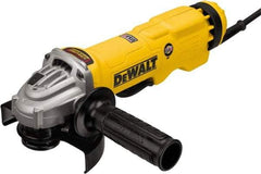 DeWALT - 4-1/2 & 5" Wheel Diam, 11,000 RPM, Corded Angle & Disc Grinder - 5/8-11 Spindle - Industrial Tool & Supply