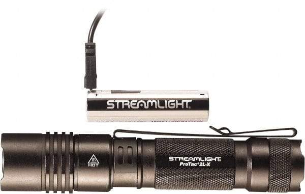 Streamlight - White LED Bulb, 500 Lumens, Industrial/Tactical Flashlight - Black Aluminum Body, 1 18650 Lithium-Ion Battery Included - Industrial Tool & Supply