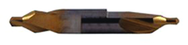 #11 x 1-1/4 OAL 60° HSS Combined Drill & Countersink-TiN Coated - Industrial Tool & Supply