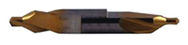 #18 x 3-1/2 OAL 60° HSS Combined Drill & Countersink-TiN Coated - Industrial Tool & Supply