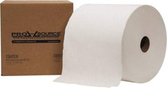 PRO-SOURCE - Dry Shop Towel/Industrial Wipes - Jumbo Roll, 12" x 12" Sheet Size, White - Industrial Tool & Supply