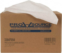 PRO-SOURCE - Dry Clean Room/Lab/Critical Task Wipes - Double Sided Box, 17" x 12" Sheet Size, White - Industrial Tool & Supply