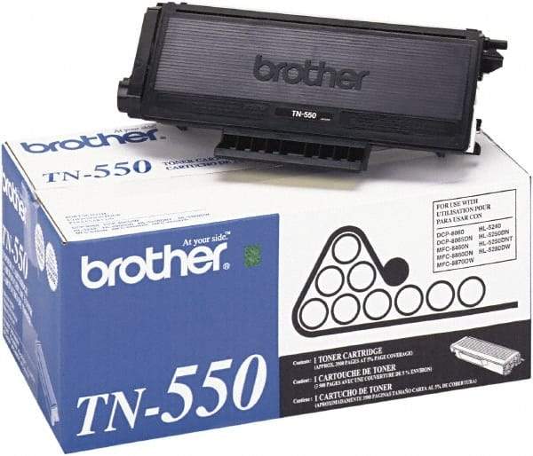 Brother - Black Toner Cartridge - Use with Brother DCP-8060, 8065DN, HL-5240, 5250DN, 5250DNT, 5280DW, MFC-8460N, 8660DN, 8670DN, 8860DN, 8870DW - Industrial Tool & Supply