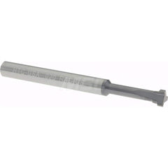 0.5mm Radius 3/16″ Diam 3-Flute AlTiN Finish Back Corner Rounding End Mill 3/16″ Shank Diam, 2″ OAL, Solid Carbide