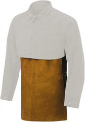 Steiner - Size 24 x 22, 22" Long, Detachable Bib - Leather, Brown - Industrial Tool & Supply