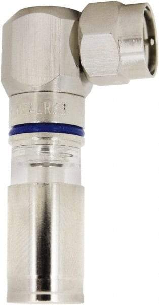 Ideal - Right Angle, RTQ Compression Coaxial Connector - Compatible with RG6 - Industrial Tool & Supply