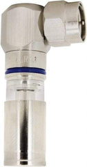 Ideal - Right Angle, RTQ Compression Coaxial Connector - Compatible with RG6 - Industrial Tool & Supply