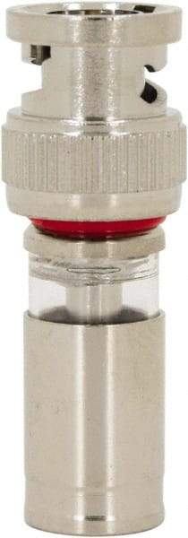 Ideal - Straight, BNC Compression Coaxial Connector - Compatible with RG59, Brass Body - Industrial Tool & Supply