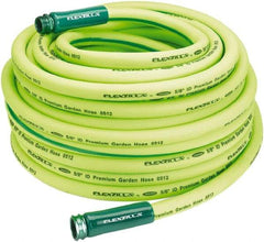 Legacy - 100' Long Garden Hose - 5/8" Diam, 3/4" GHT, Hybrid Polymer, 150 psi, All Season, Green - Industrial Tool & Supply