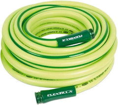Legacy - 75' Long Garden Hose - 5/8" Diam, 3/4" GHT, Hybrid Polymer, 150 psi, All Season, Green - Industrial Tool & Supply