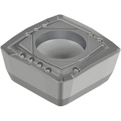 Walter - P4848 E57 Grade WKP35S Carbide Indexable Drill Insert - TiCN/Al2O3/TiN Finish, Square, 17.5mm Inscribed Circle - Industrial Tool & Supply