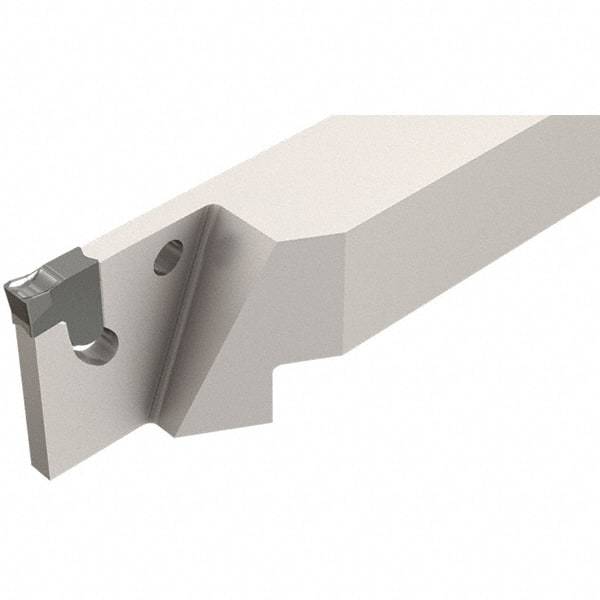 Iscar - External Thread, 1/16" Min Groove Width, 4.724" OAL, Left Hand Indexable Grooving Cutoff Toolholder - 1/2" Shank Height x 1/2" Shank Width, TAG Insert Style, TGT Toolholder Style, Series Tang-Grip - Industrial Tool & Supply