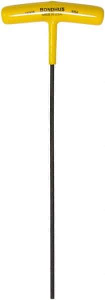 Bondhus - 9/64" Hex, T-Handle Cushion Grip, Hex Key - 9" OAL, Protanium High Torque Steel, Inch System of Measurement - Industrial Tool & Supply