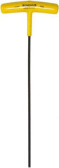 Bondhus - 9/64" Hex, T-Handle Cushion Grip, Hex Key - 9" OAL, Protanium High Torque Steel, Inch System of Measurement - Industrial Tool & Supply