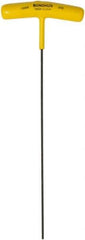 Bondhus - 3/32" Hex, T-Handle Cushion Grip, Hex Key - 9" OAL, Protanium High Torque Steel, Inch System of Measurement - Industrial Tool & Supply