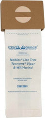 PRO-SOURCE - Meltblown Polypropylene & Paper Vacuum Bag - For Nobles Lite Trac, Tennant Viper & Whirlwind, Blue Star 16 Dual Motor Vac & V-HDU-14 - Industrial Tool & Supply