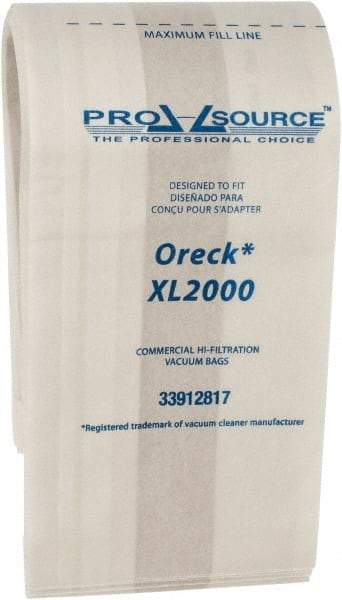 PRO-SOURCE - Paper Vacuum Bag - For Oreck XL2000, XL2000RHB, XL8000, XL9000, XL2000, XL2000RHB, XL2000RSB - Industrial Tool & Supply