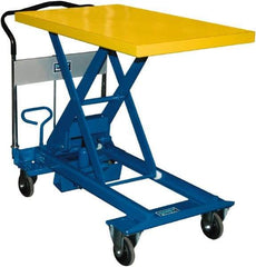 Southworth - 1,100 Lb Capacity Portable Foot-Operated Scissor Lift Table - 11.8" to 36-3/5" Lift Height, 35.81" Platform Length x 23.6" Platform Width - Industrial Tool & Supply